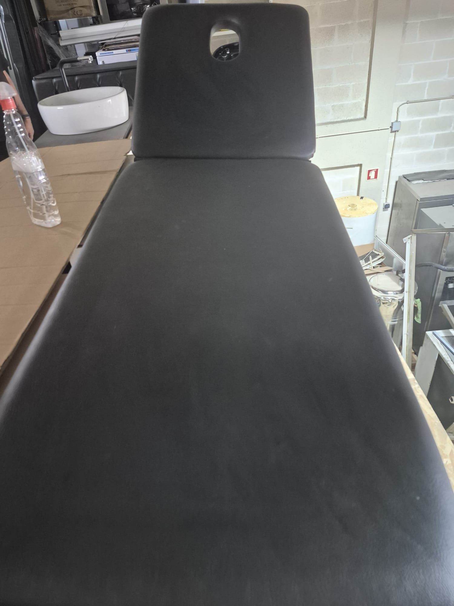 Balcão capitonê Preto, 110x45cm altura100cm