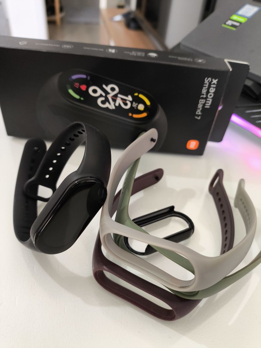 MI Band 7 + pulseiras + capa proteção