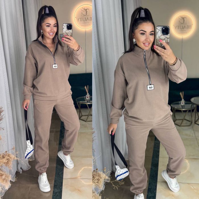 Жіночий дуже теплий костюм полар фліс двосторонній