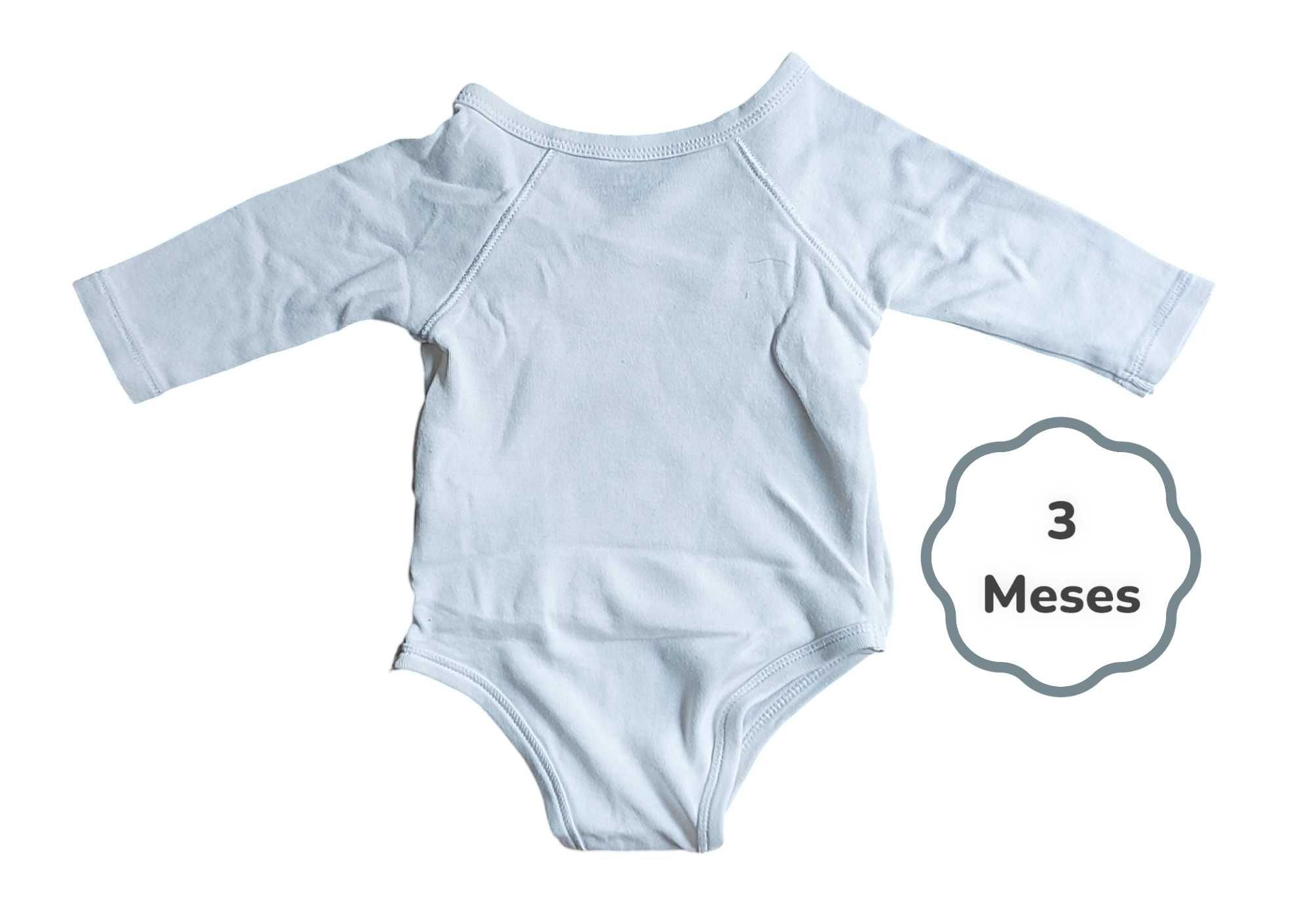 Body Branco Kiabi 3 meses