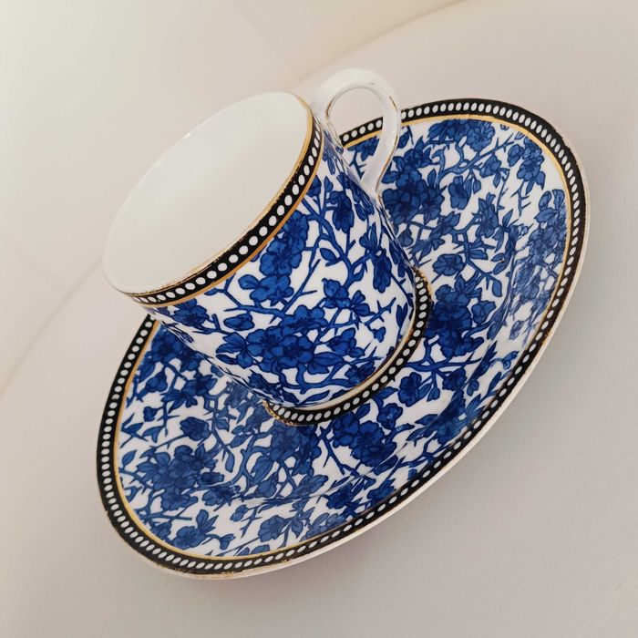 **WIELKA filiżanka porcelana stary COALPORT 1875_1881