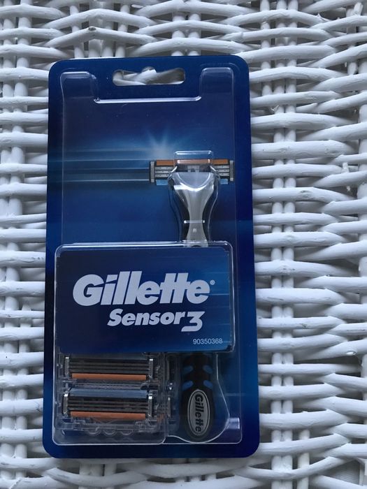 Maszynka gillette sensor 3 ostrza 6 szt + maszynka