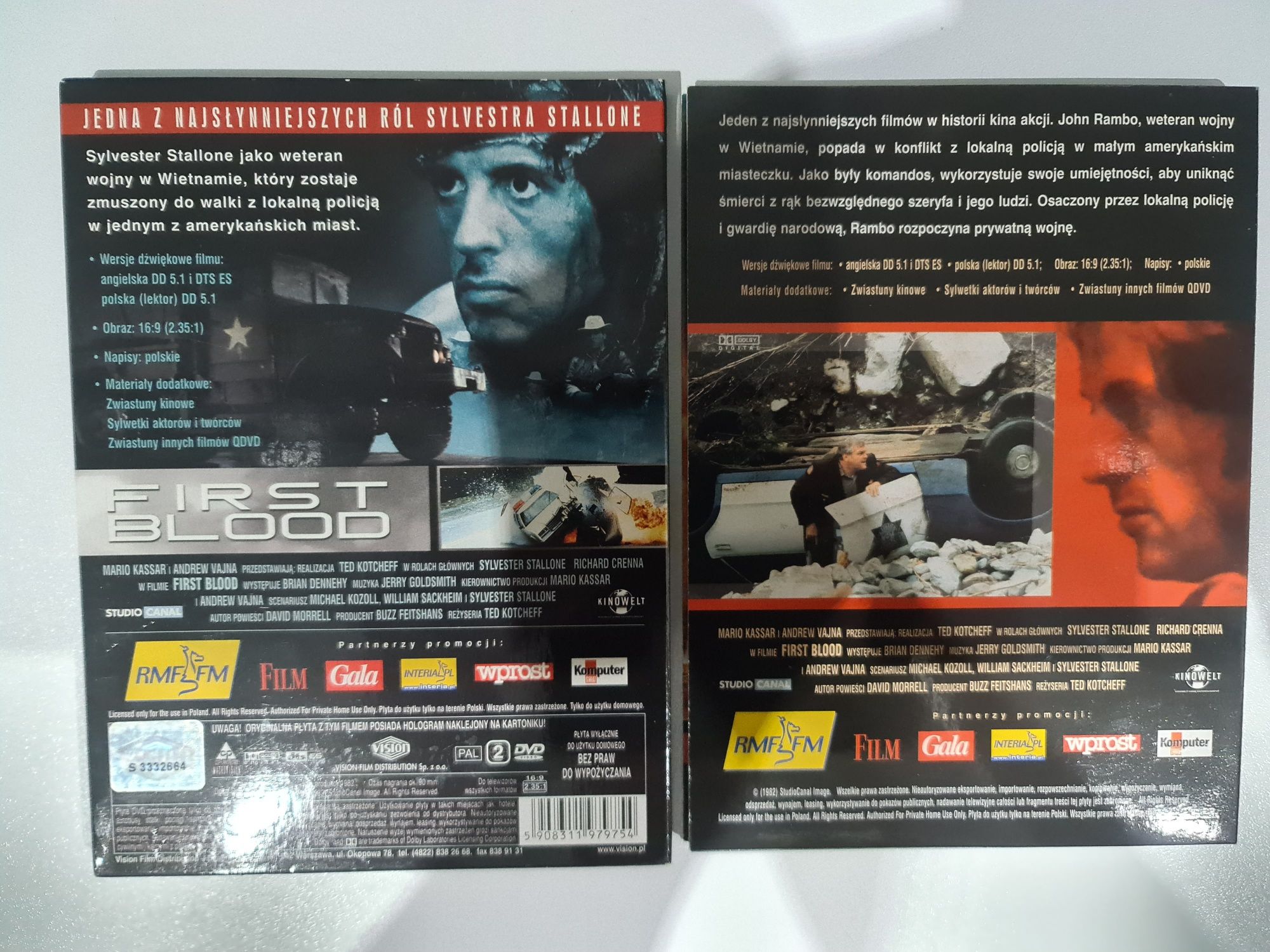 Rambo 1 - DVD -  NOWE