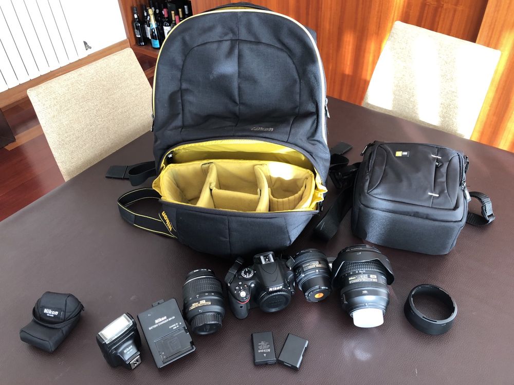 Kit fotográfico Nikon D5100 semi-profissional