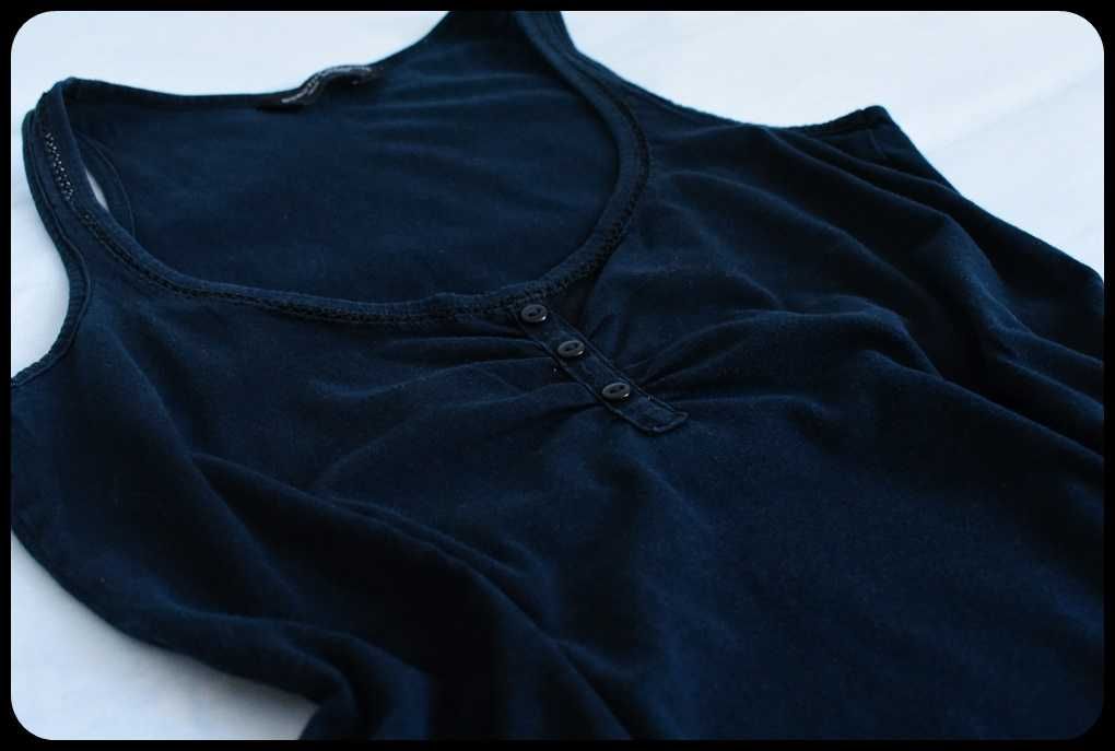 Dorothy Perkins czarna koszulka na ramiączkach top 38 M
