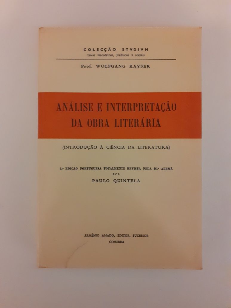 Análise e interpretação da obra literária