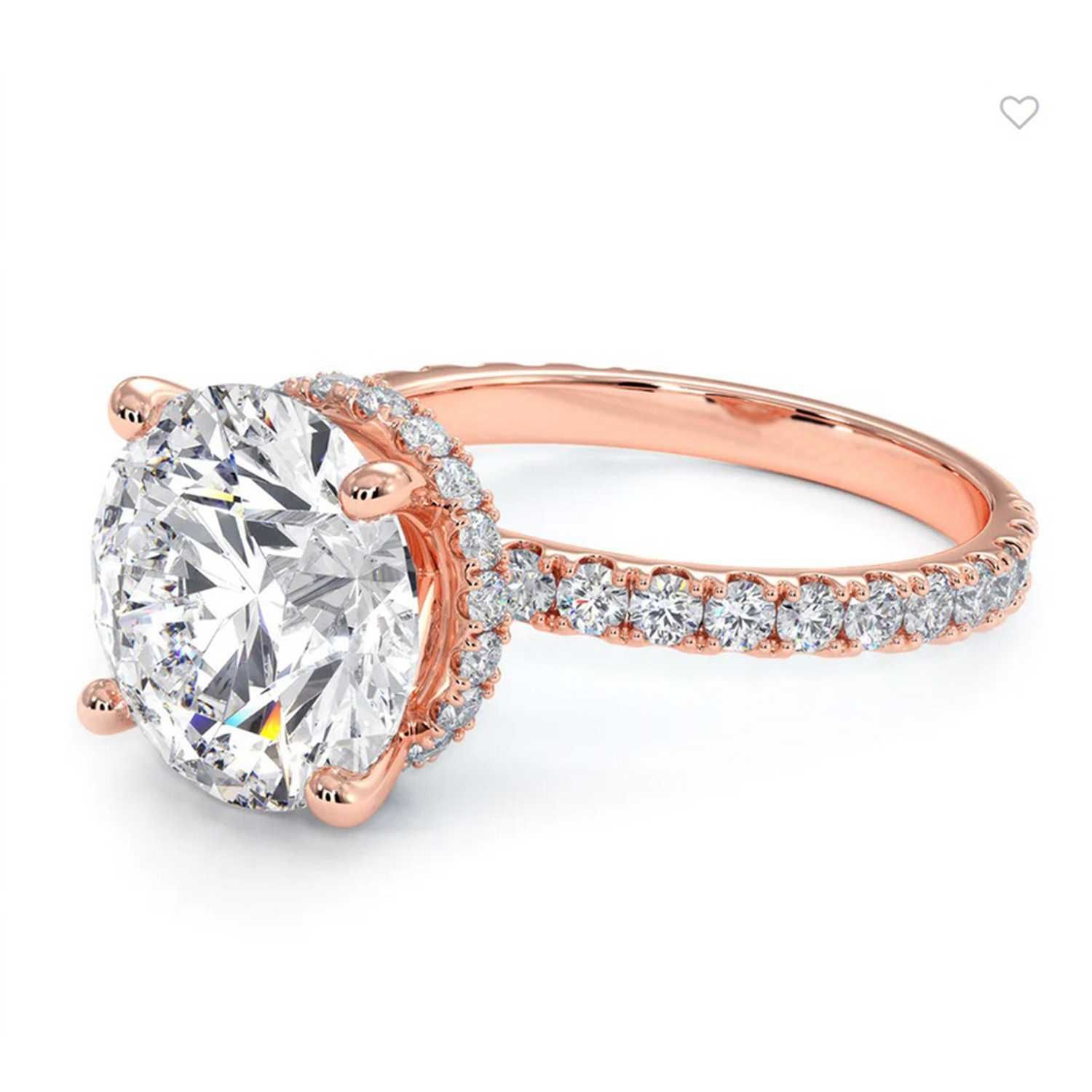 Женское золотое кольцо с бриллиантом 4,00 карат Для предложения. НОВОЕ