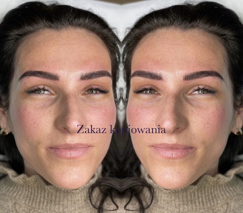 Microblading Pazdziernik modelki na Makijaż Permanentny brwi Piórkowa