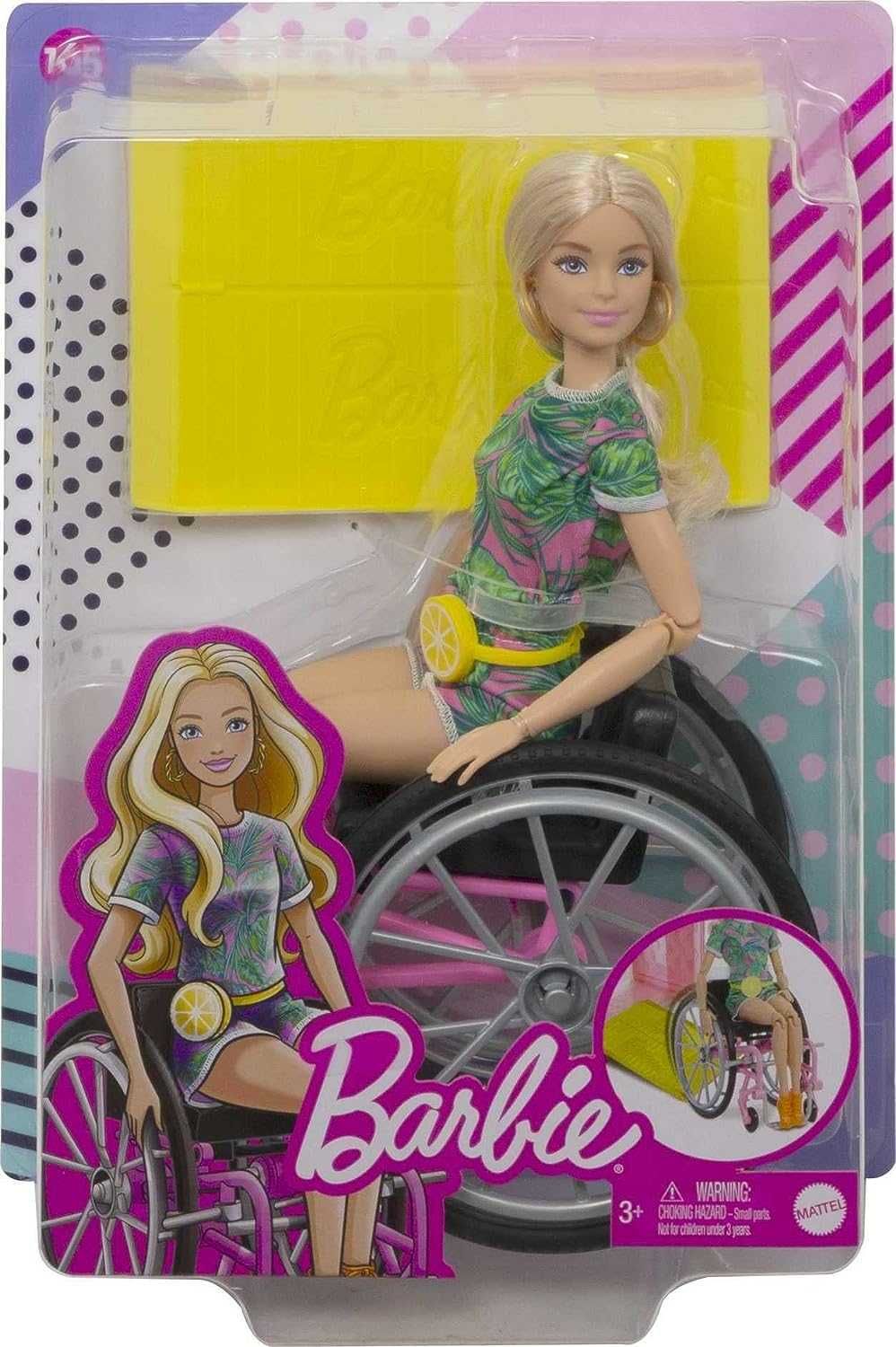 Барби шарнирная втколяске Barbie Fashionistas Doll #165 GRB93