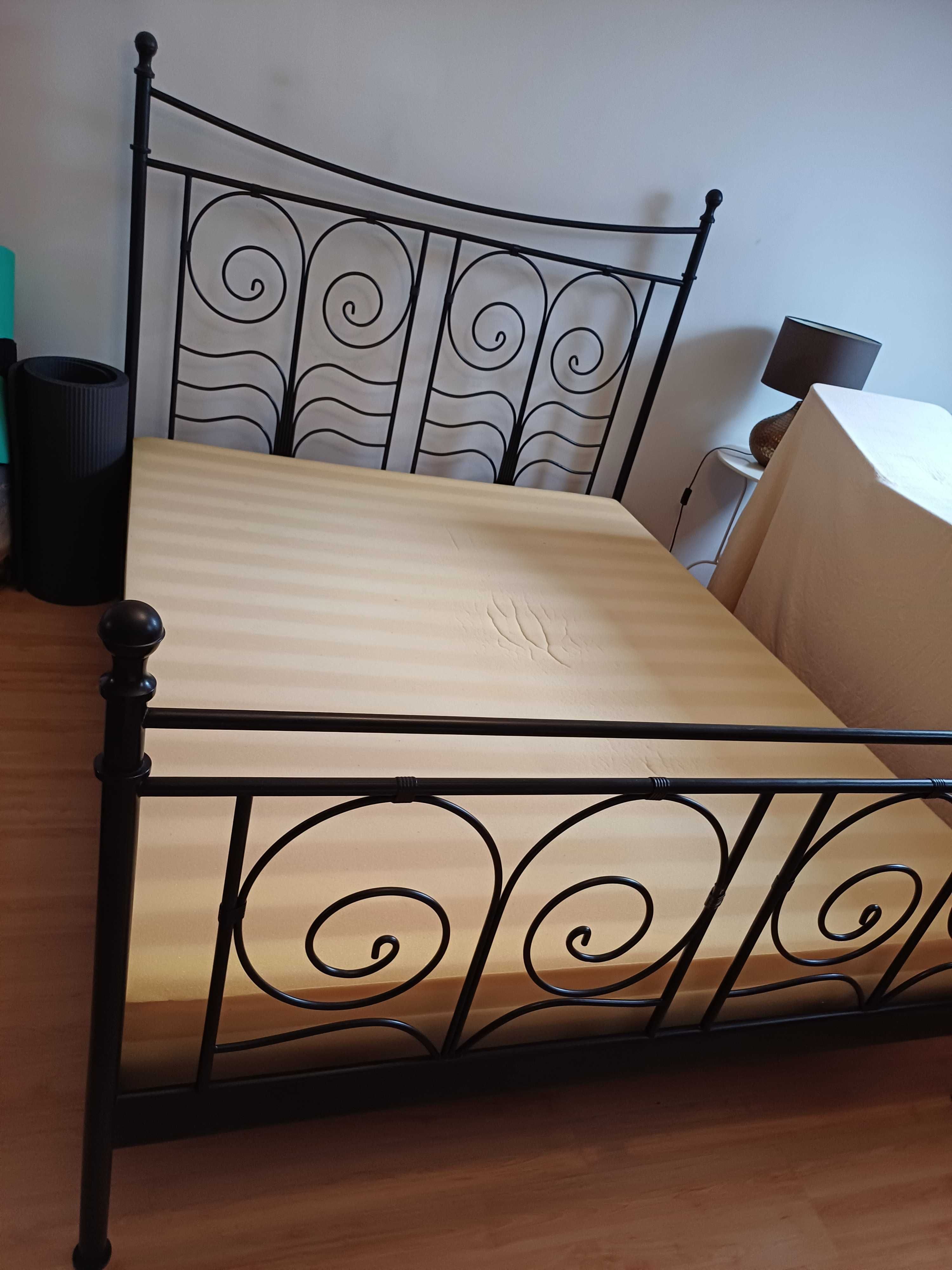Łóżko metalowe IKEA Noresund 160x200