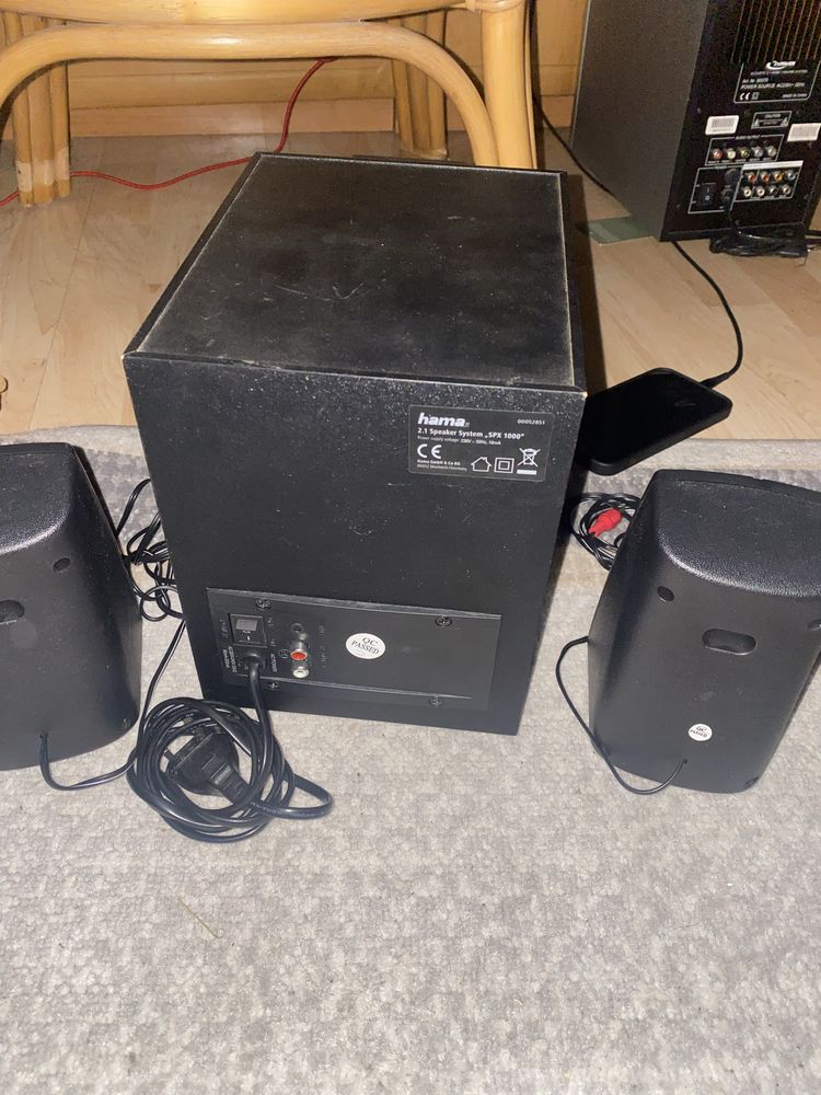 Głośniki i subwoofer Hama Spx 1000