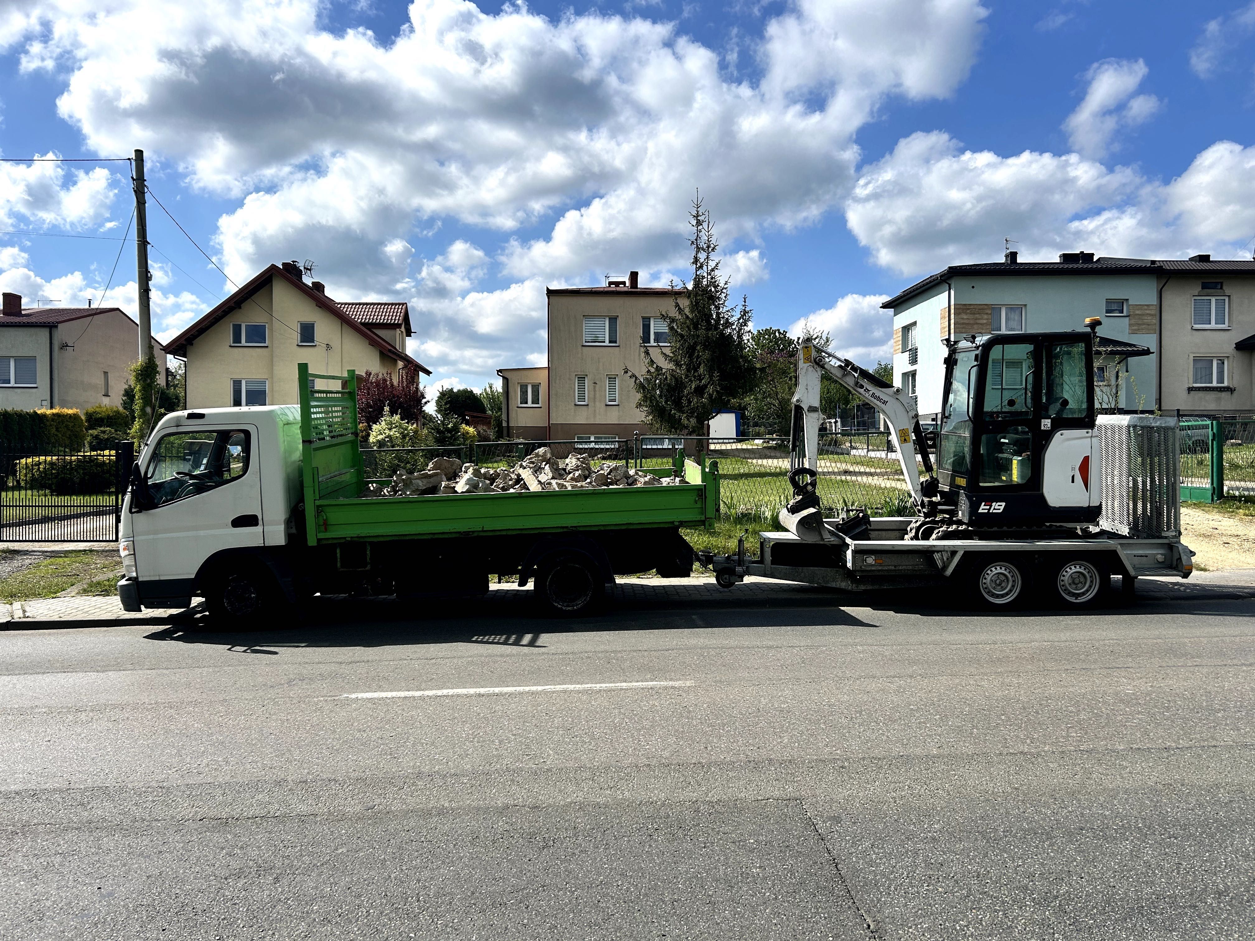 Minikoparka WYNAJEM Minikoparki Bobcat E19 Koparka
