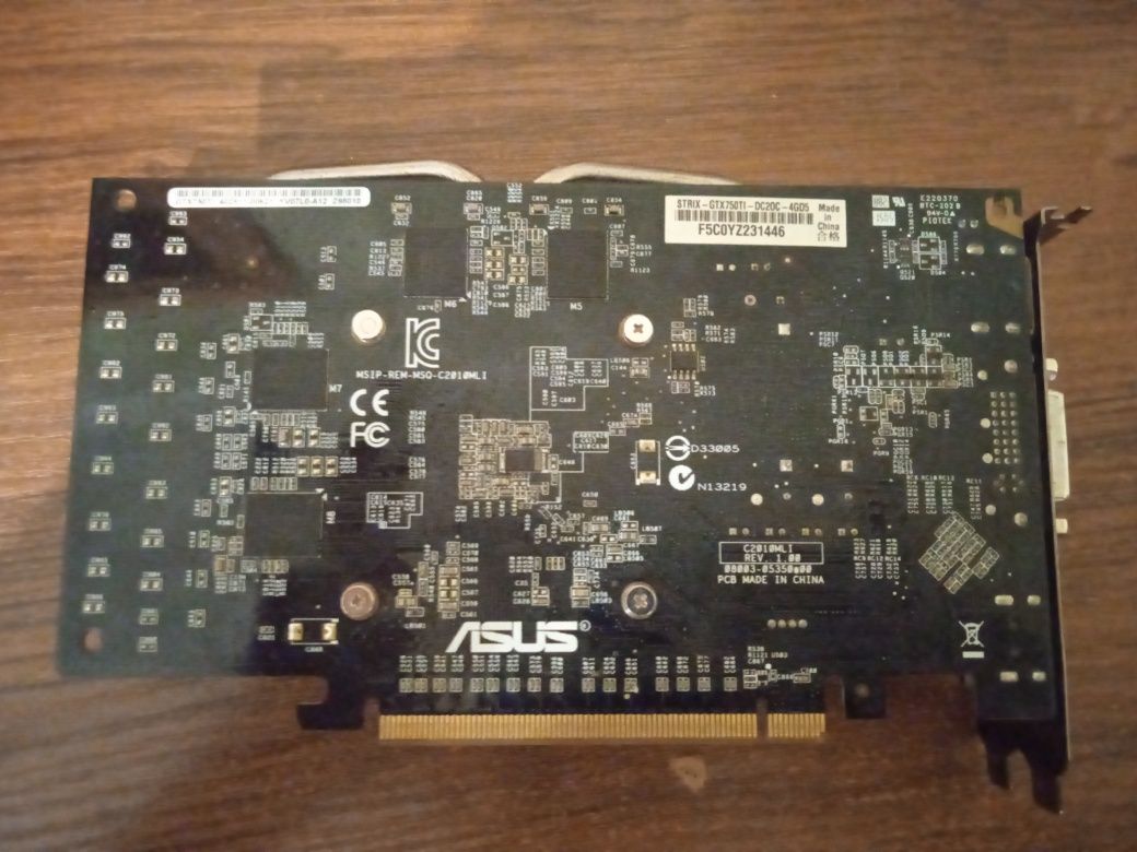 GTX 750 Ti 4gb DRR5 Asus ROG Strix Oc Edition