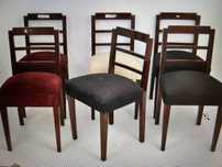 6 Cadeiras vintage em macacauba