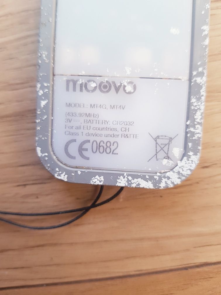 Pilot do bram Moovo MT4G 4-kanałowy 433,92 MHz