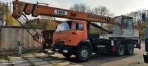Аренда автокрана услуги кран 25т