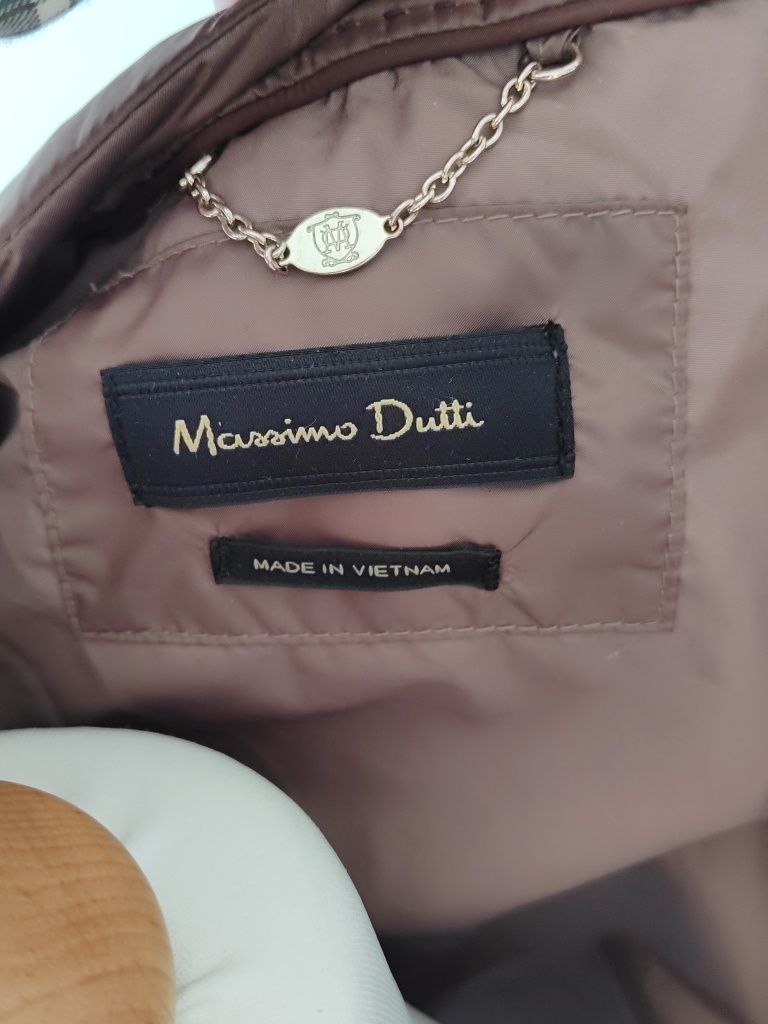 Przejściowa kurtka na wiosnę wiosenna pikowana Massimo Dutti S/36