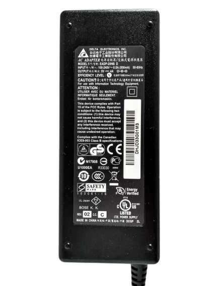 Zasilacz Delta Electronics EADP-20NB 100-240V~0.5A 500mA