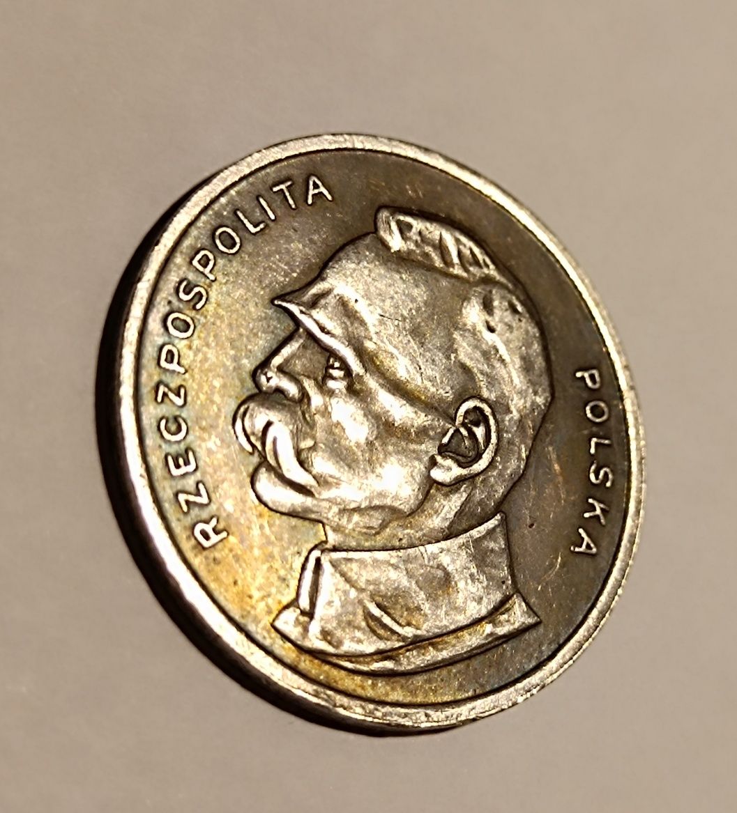 Moneta II RP. PRÓBA  100 marek 1922r. Józef Piłsudski