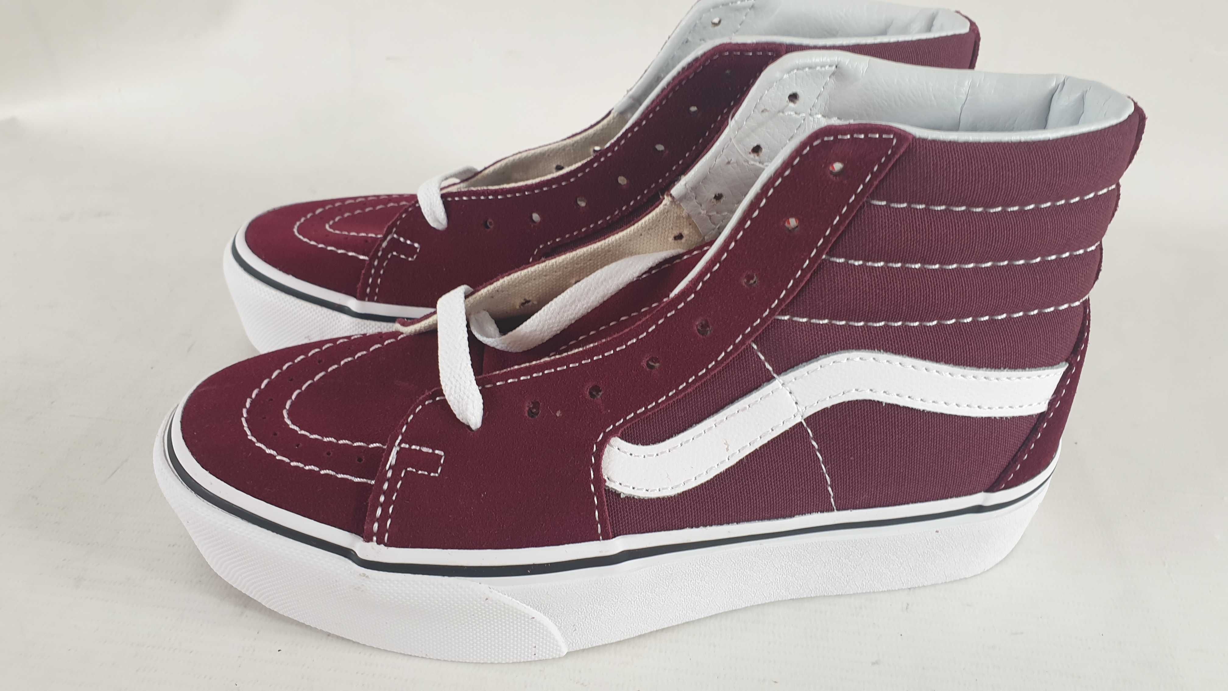 Trampki dziecięce Vans VN0A3TKNQSQ1 r. 35 czerwony