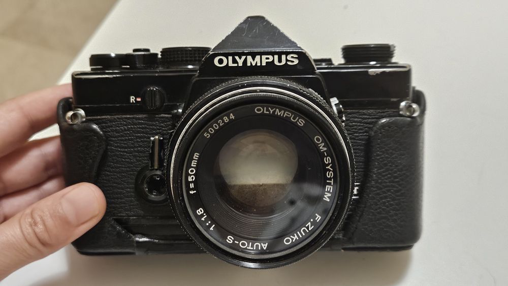 Máquina fotográfica Olympus om-1
