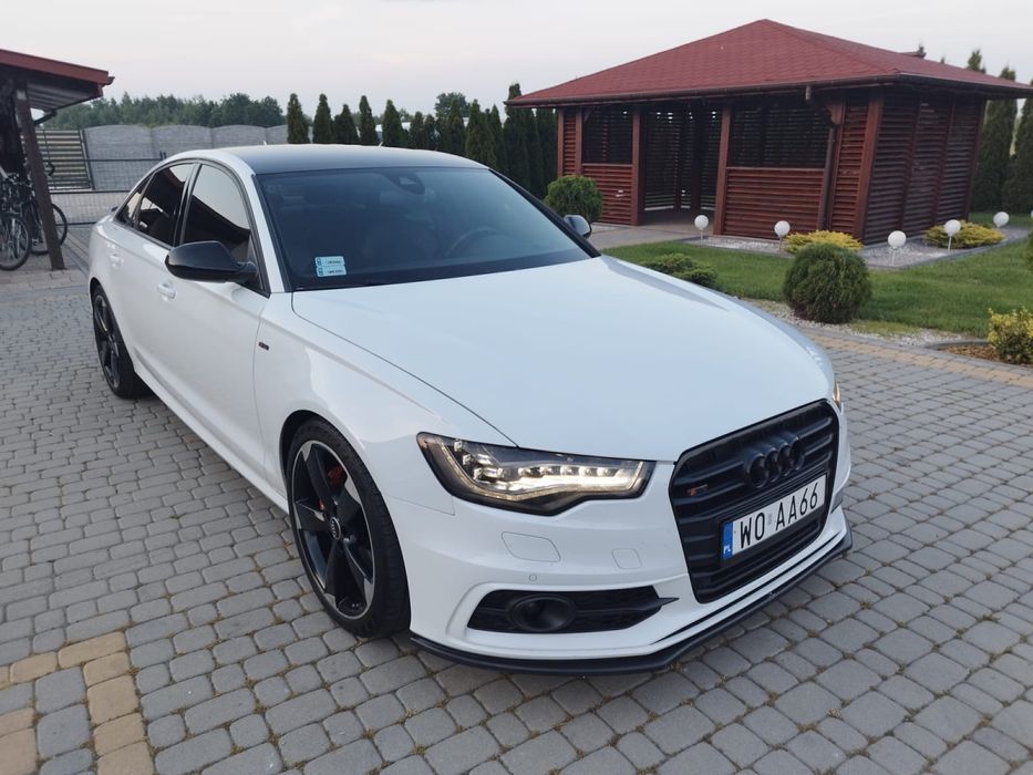 Śliczna Audi A6 C7, 2013r, 2.0 tdi, 3x S-Line, biała perła!