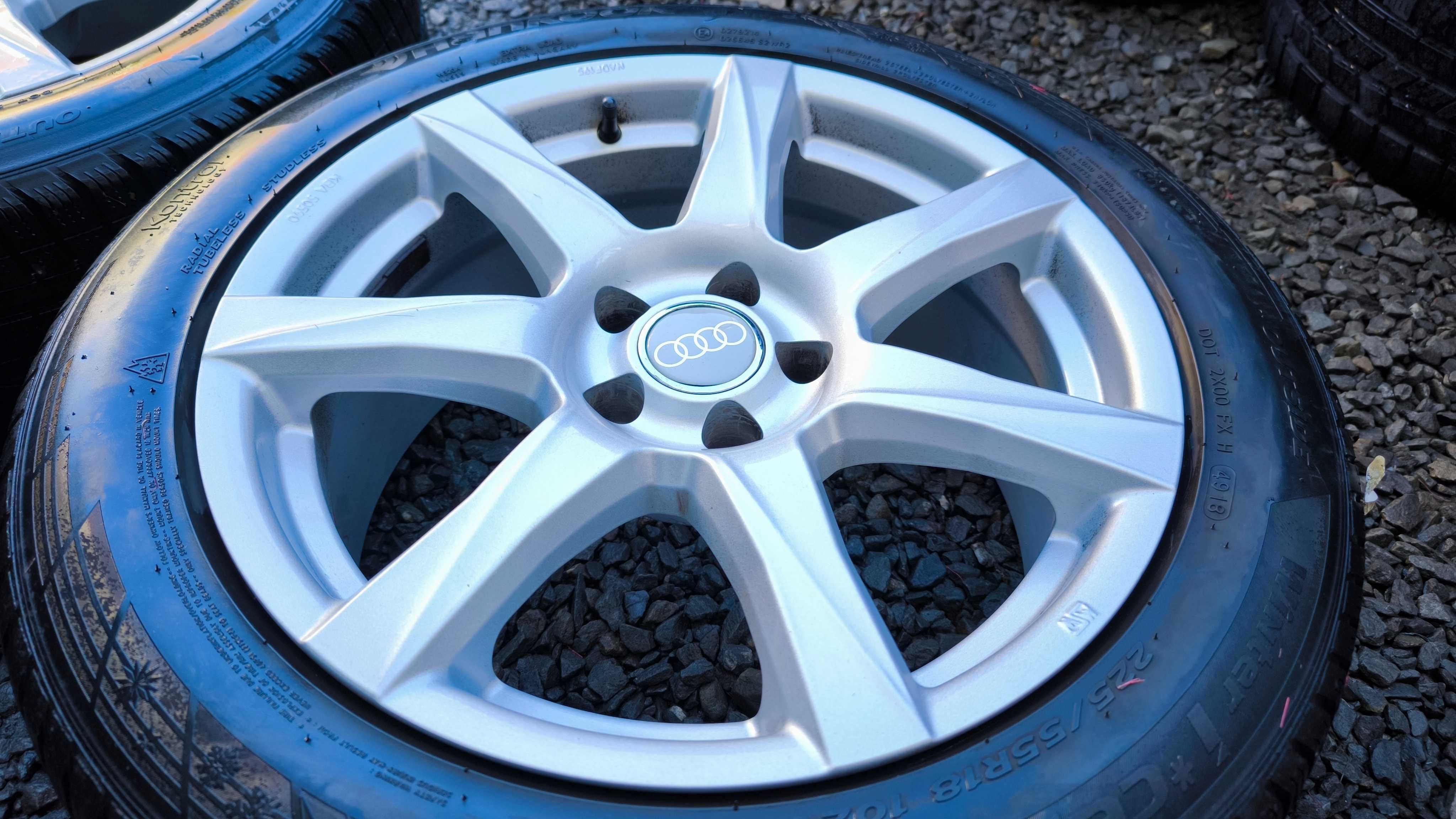 Koła 18 cali 5x112 ET 28 Opony 225/55 Skoda VW Audi Seat Mercedes BMW