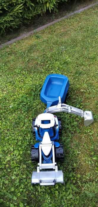 Traktorek z przyczepką i motorem dla dzieci