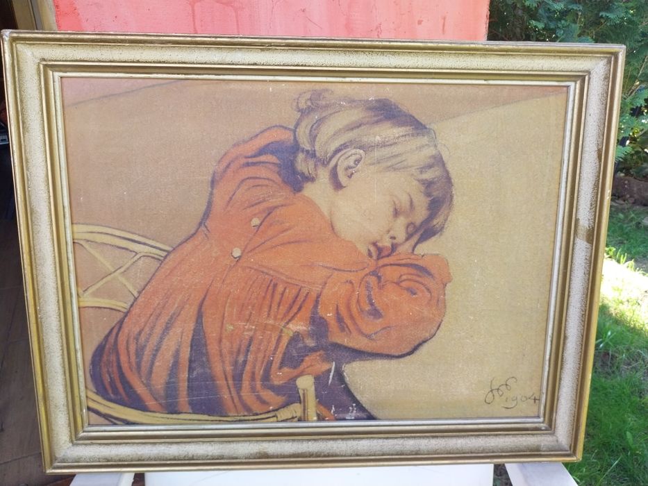 Obraz w drewnianej ramie