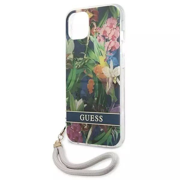 Guess GUHCP13SHFLSB iPhone 13 mini 5,4 "bleu / bleu étui rigide