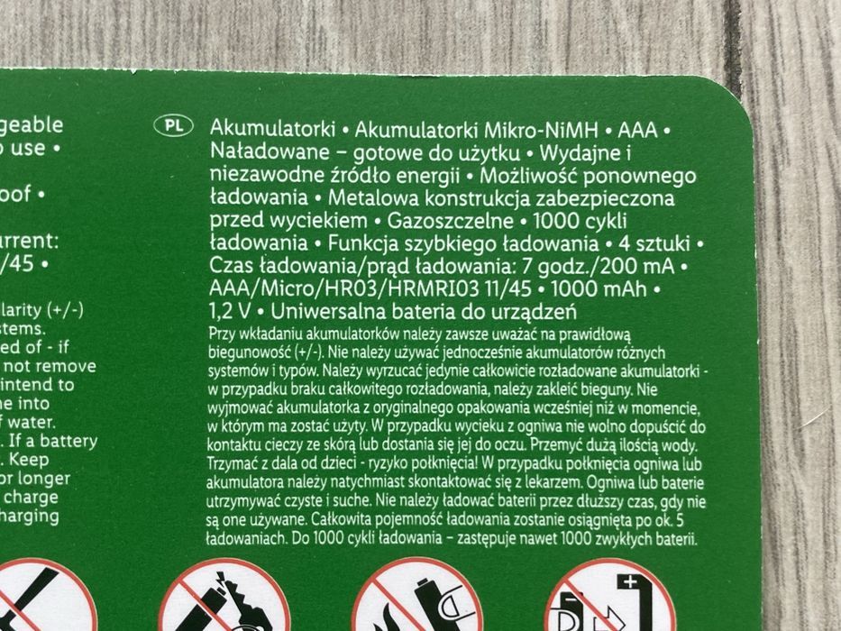 8x Nowe Akumulatorki AAA R3 TRONIC 1,2V Okazja