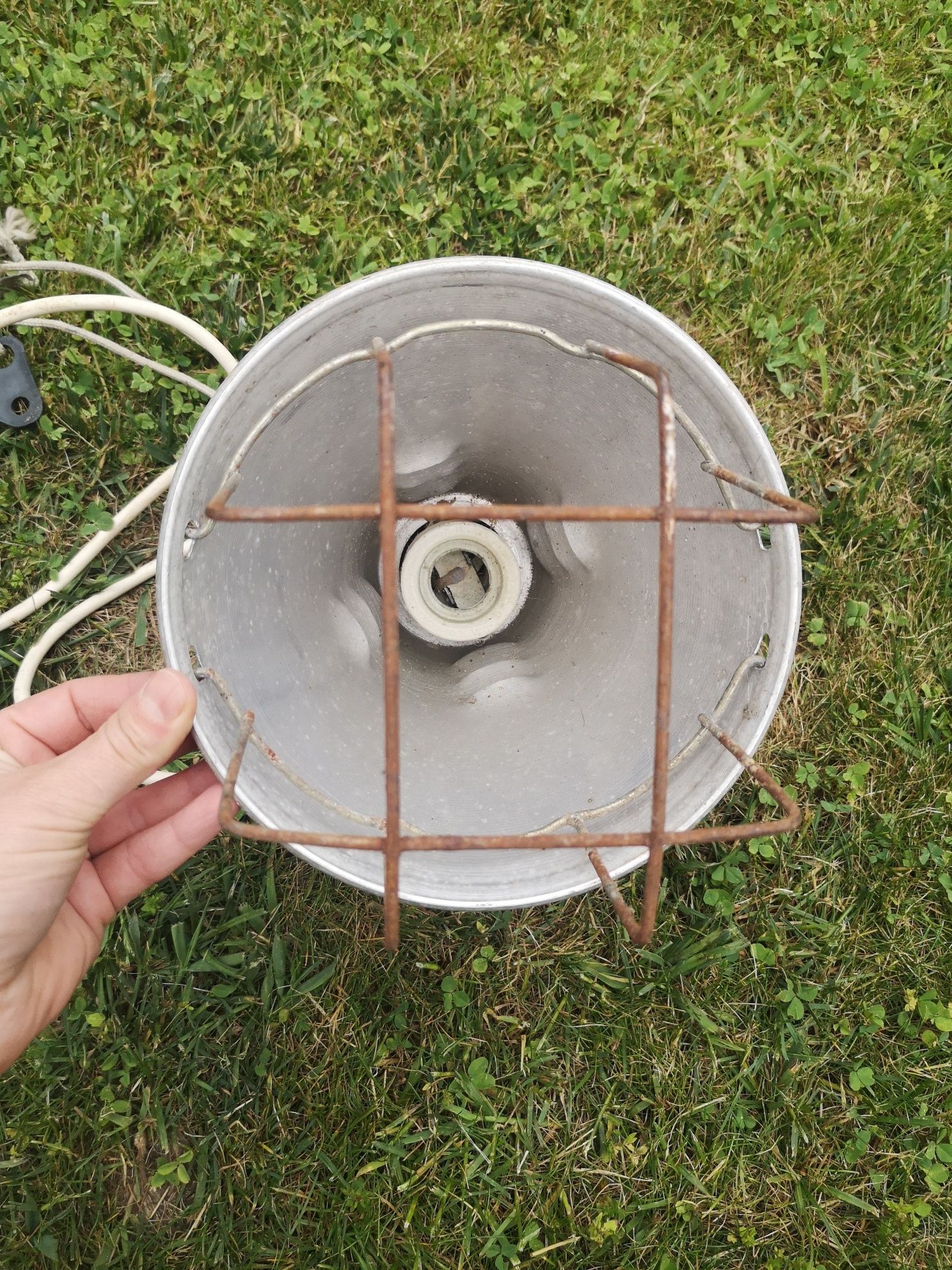 Stara lampa loftowa PRL
