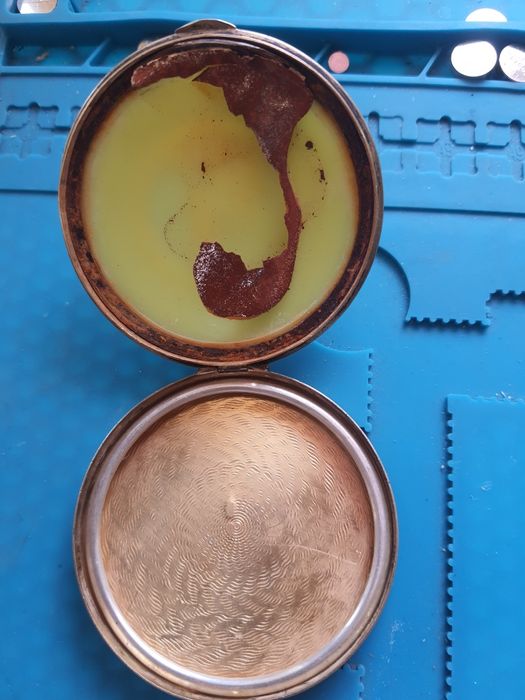 Пудреница винтаж.875проба