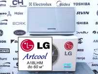 Кондиционер настенный LG ARTCOOL картина A18LHM металлик до 60 м2