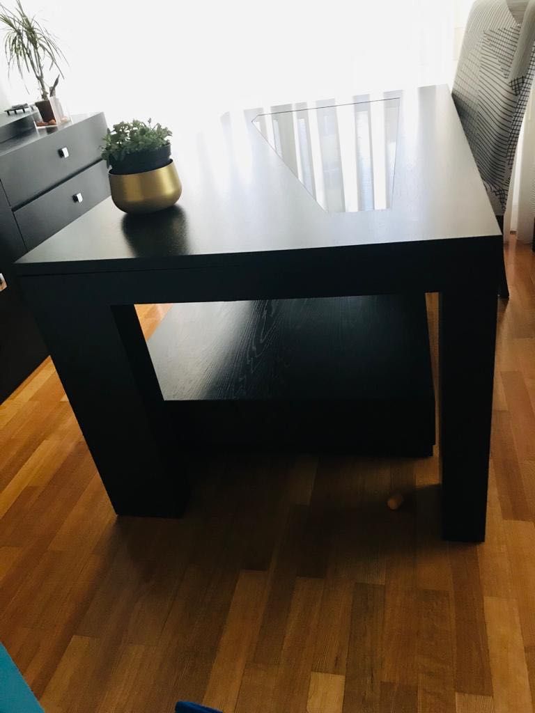 Mesa de sala extensível Wengué