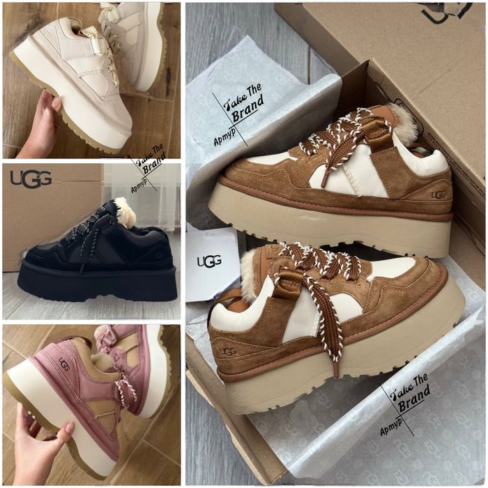 Женские Зимние UGG Avstralia Astromel Fur Chestnut Pink Black