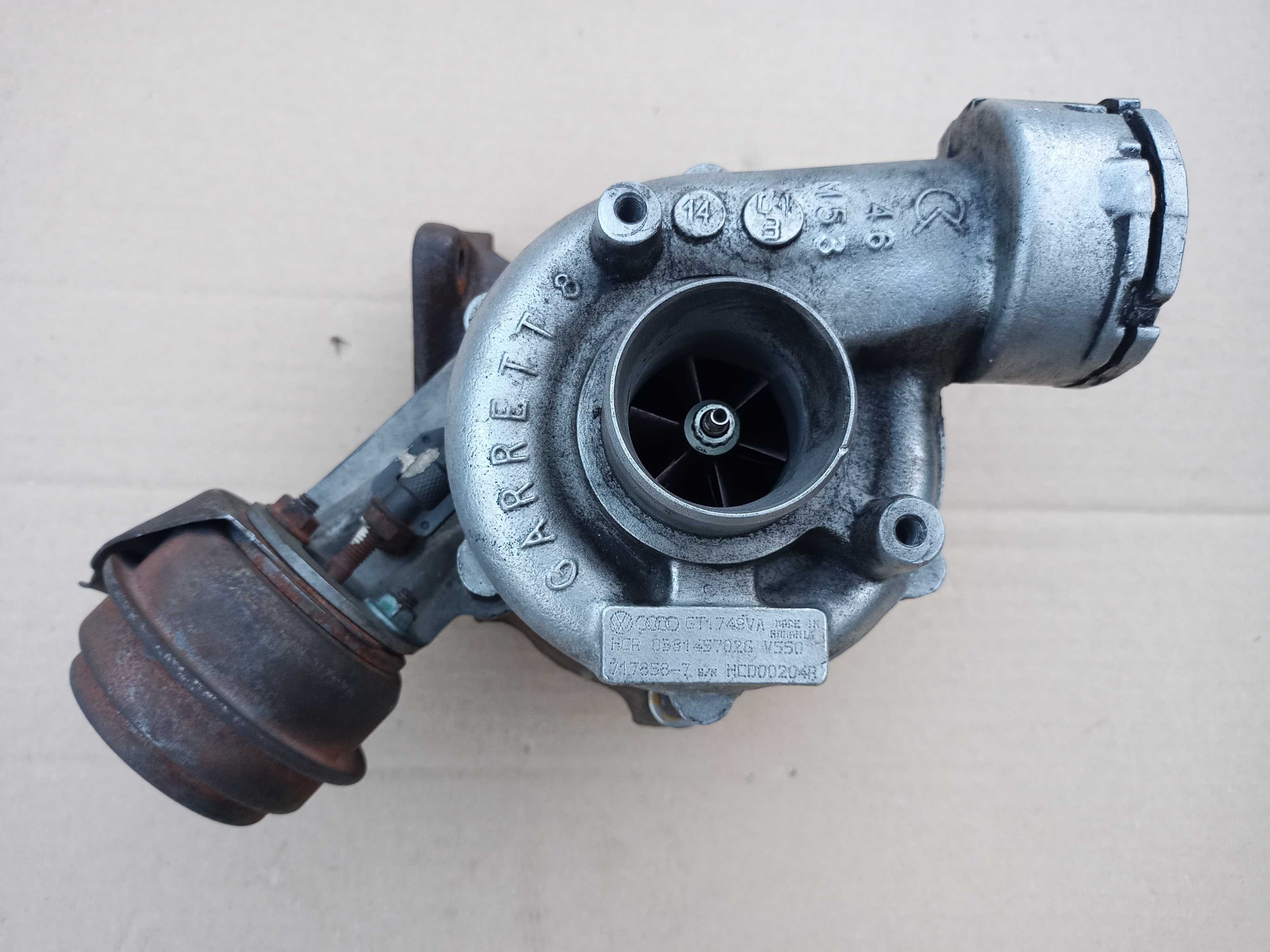 Turbosprężarka silnika 1.4TDI, 1.9TDI, 2.0TDI VW, Seat, Audi, Skoda.