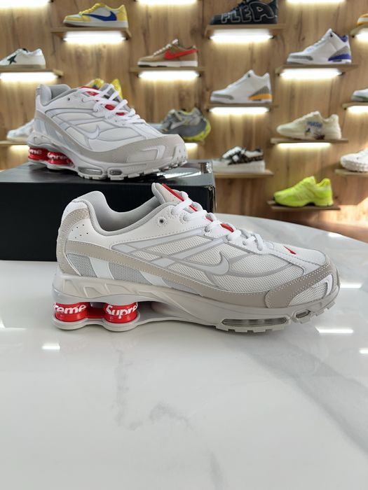 Кросівки Nike Air Shox TL x Supreme Grey / Red