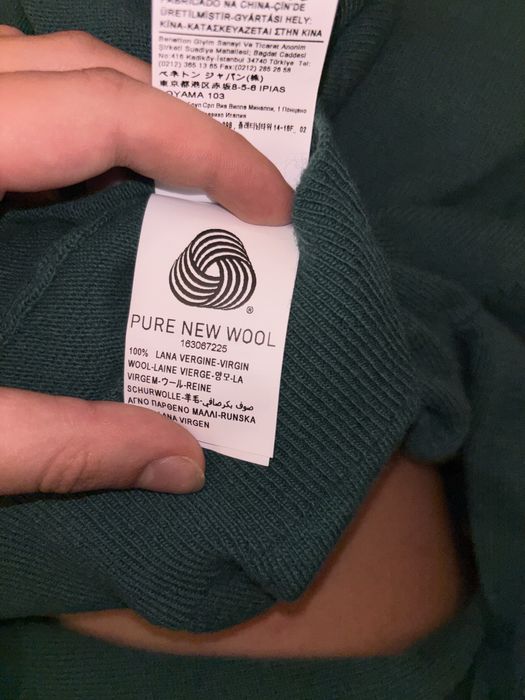 Casaco de lã Benetton