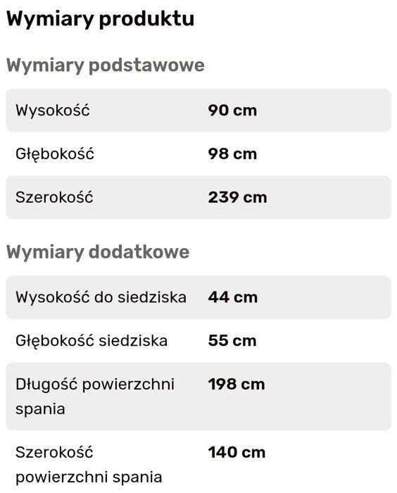 Musztardowa Sofa Veroli + Pufa !!