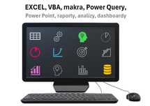 Excel, VBA, makra, raporty, dashboardy, Power Query, XML