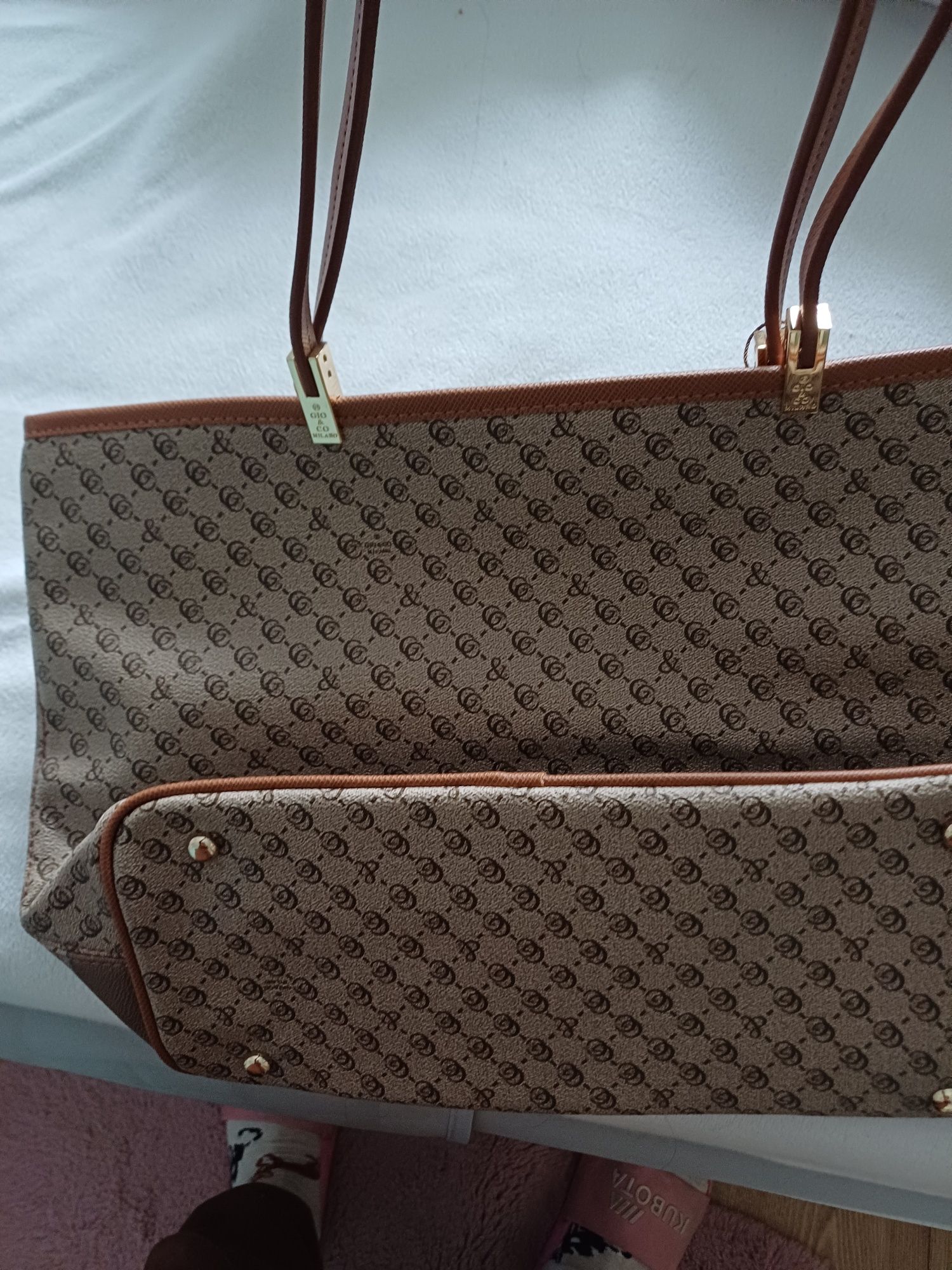 Torebka shopperkq nowa jak LV gio&co włochy milano