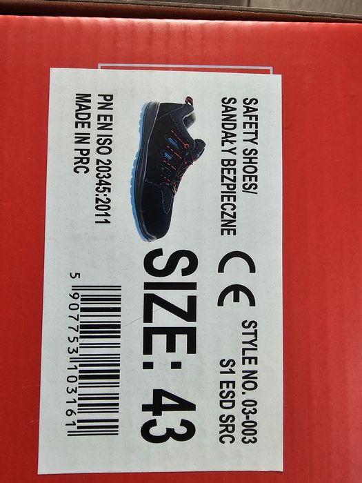 Sandały Bezpieczne Sako r43