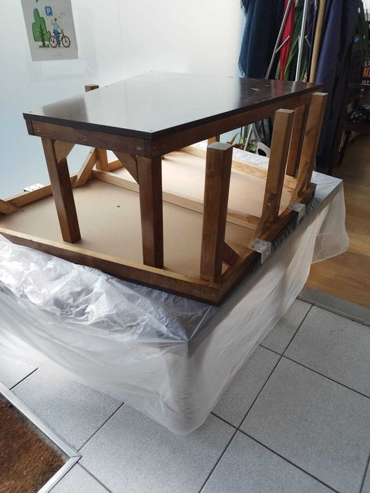 Estrado em MDF/Mesa de centro (composto por 3 partes)