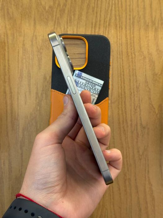 iPhone 15 Pro Max 512gb Natural 10/10 фіз сім з коробкою гарантія 1 рі