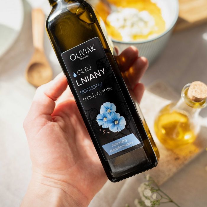 Olej lniany tradycyjny na gorąco