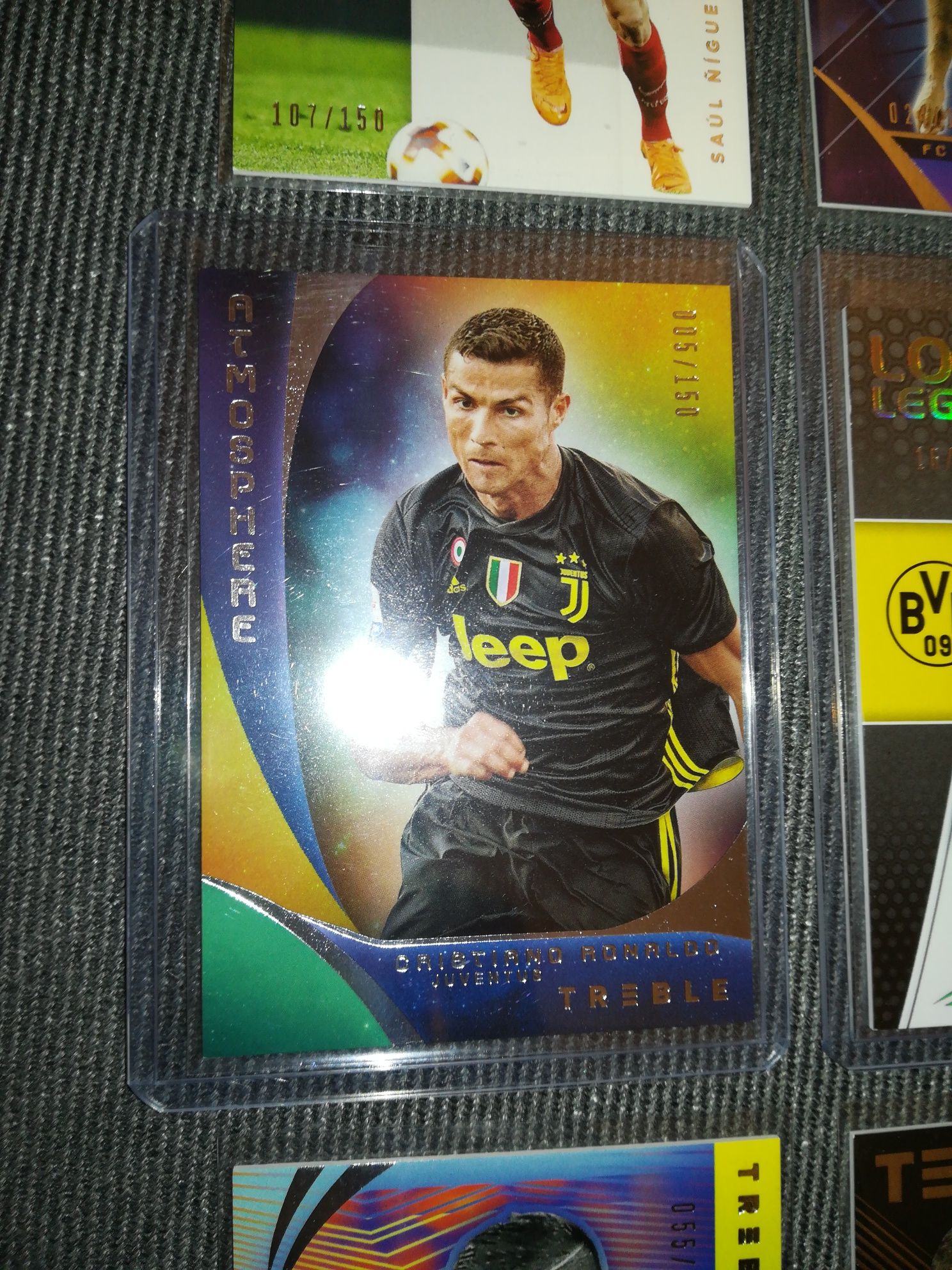 Karty Panini TREBLE 2018/19 - Ronaldo/Piszczek/Lewandowski