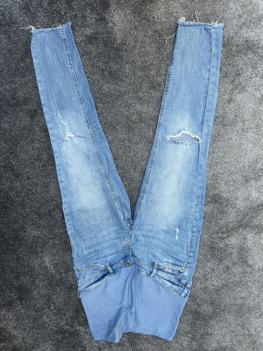 Jeansy, spodnie ciążowe, H&M, rozmiar S