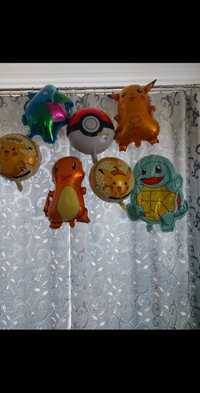 Zestaw 7 dużych balonów Pokemon