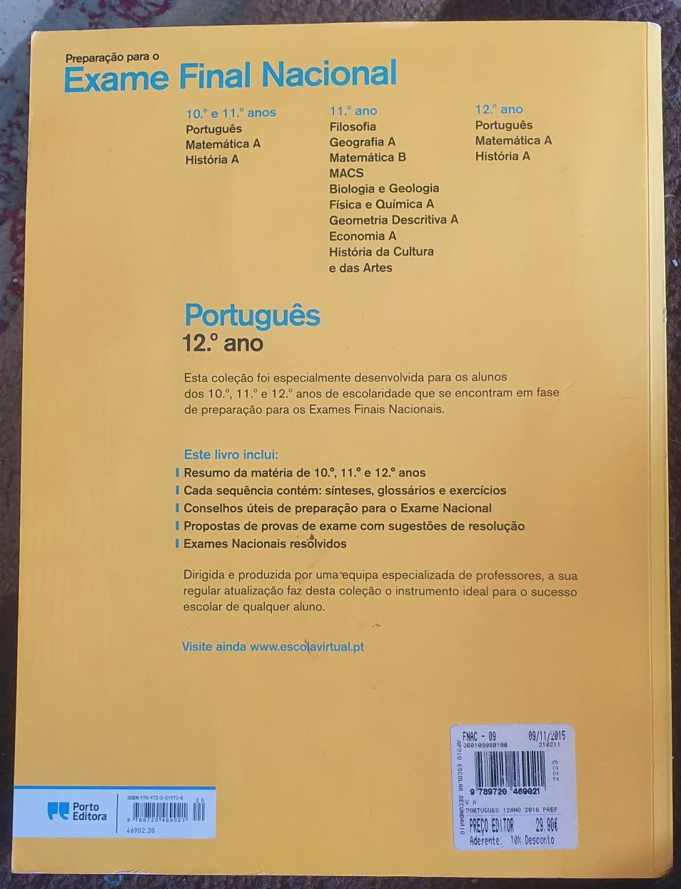 Livro exame final 12° ano Português